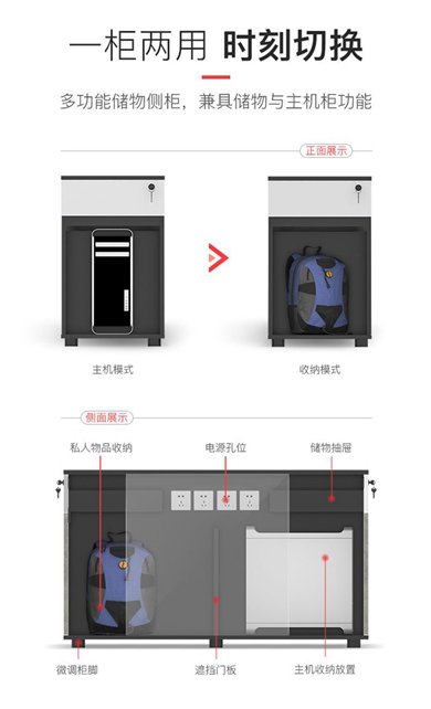 現代時尚職員辦公桌迪歐家具匯愛系列